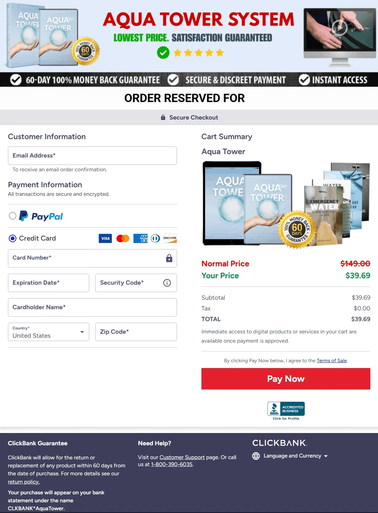 Payment Page